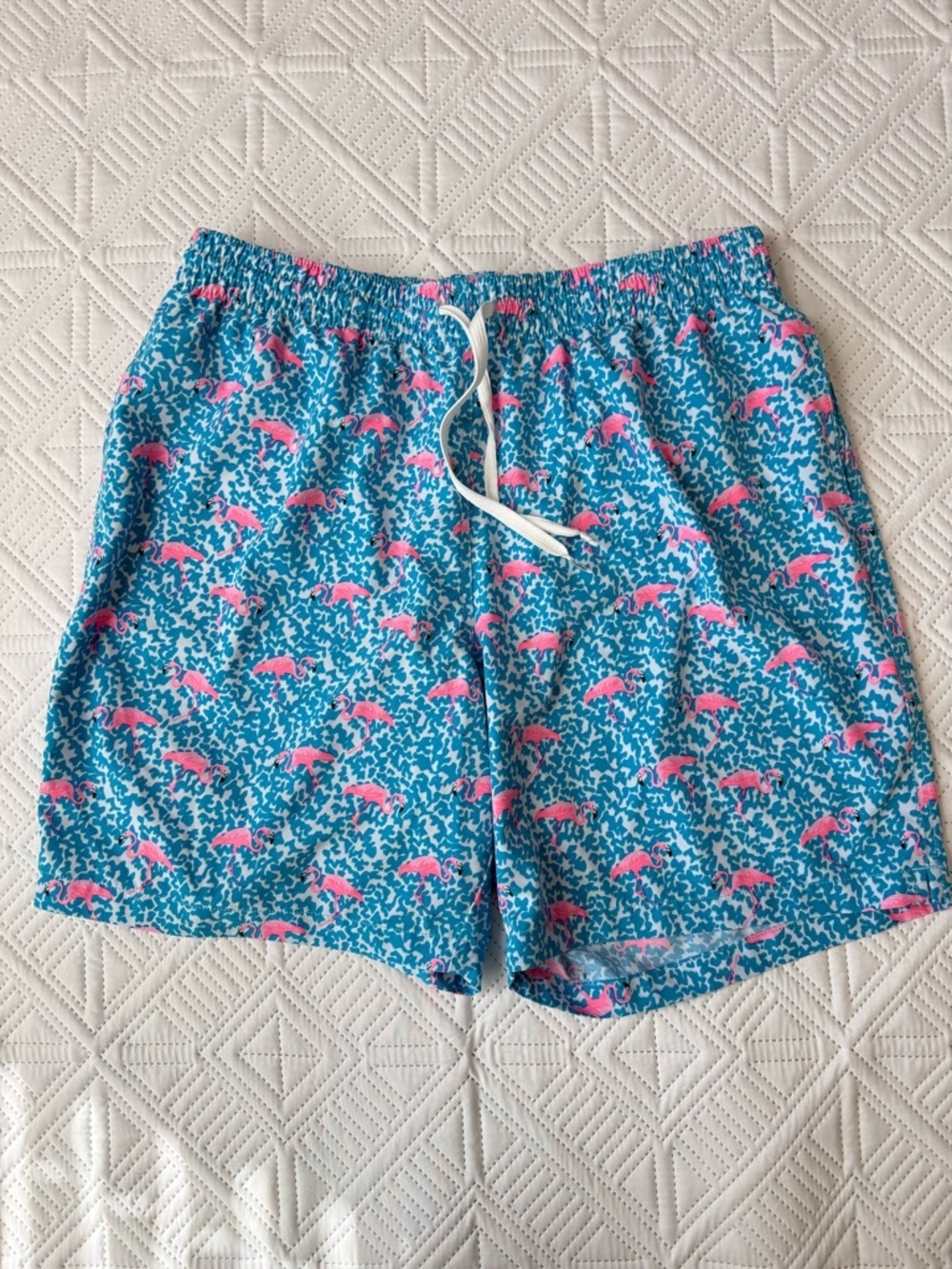 Chubbies Swim Trunks 7” Inseam Flamingo Print Size XL